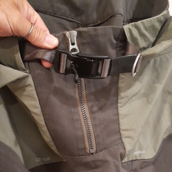 HAMCUS Men's Cargo Pants - Olive and Brown - Picture 4 of 16